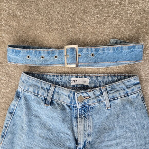 ZARA Cargo Jeans size 0 - Picture 2 of 6